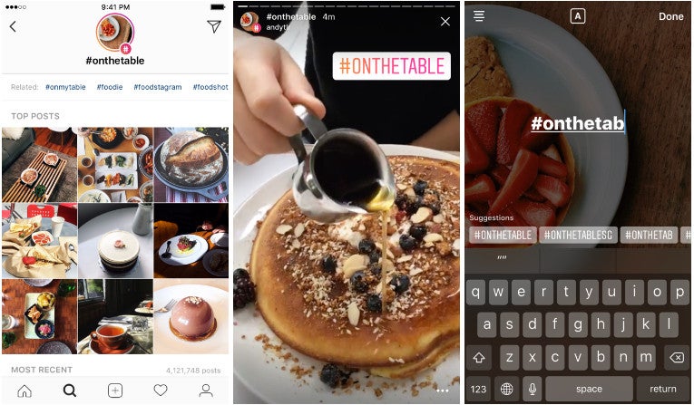 Instagram adds location and hashtag stories to Explore tab