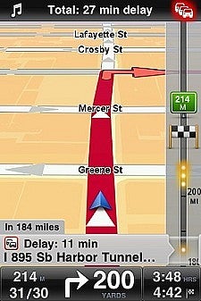 TomTom to provide real time traffic on its iPhone app