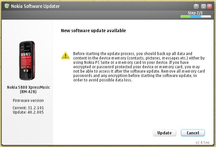 Nokia 5800 XpressMusic getting a much needed update