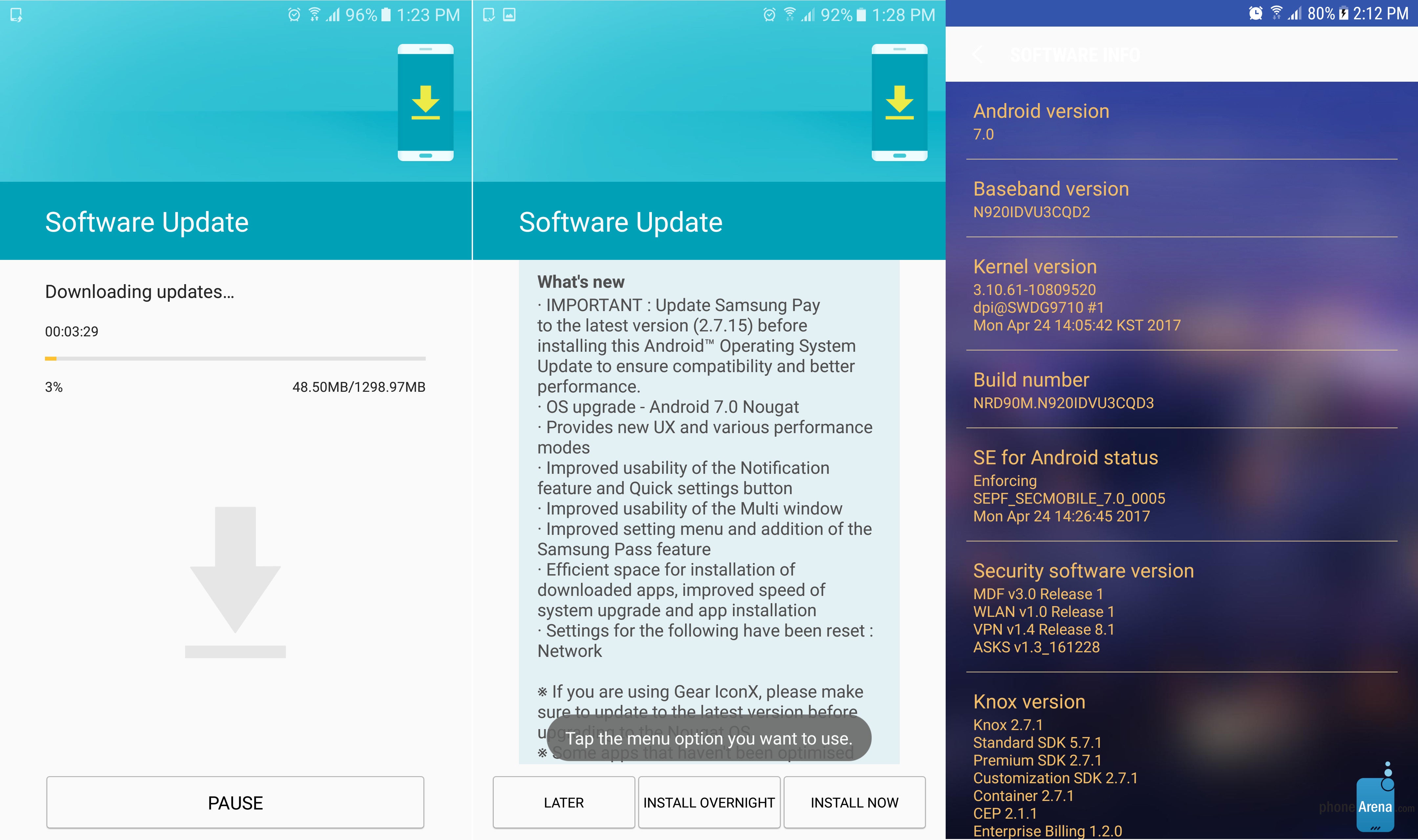 Android 7.0 Nougat update for Samsung Galaxy Note 5 starts arriving in Europe