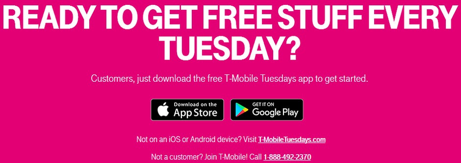 T-Mobile Tuesdays' 1-year anniversary will come with free stuff worth tens of millions of bucks