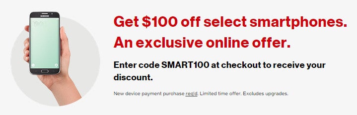 Deal: Get $100 off select Apple, Google and Samsung smartphones at Verizon