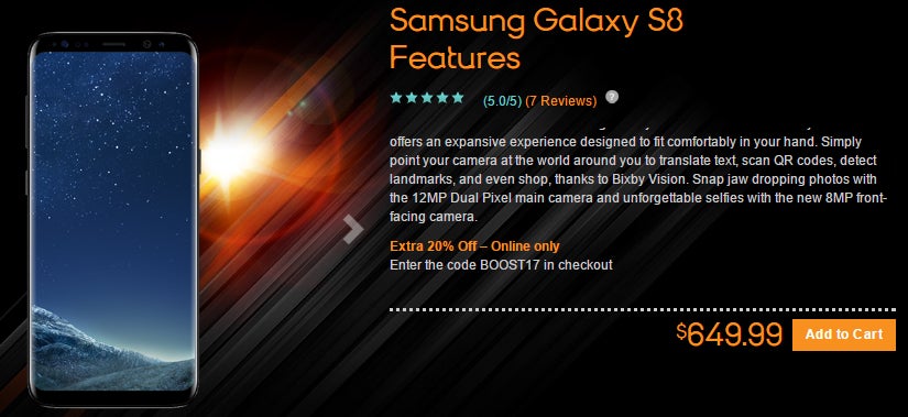 Deal: Get a Samsung Galaxy S8 for just $520 from Boost Mobile
