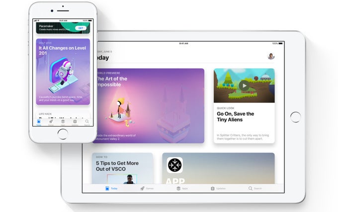 A sneak peek at the new App Store in iOS 11 - iOS 11 is announced with improvements to Siri, Apple Pay, Photos and lots more