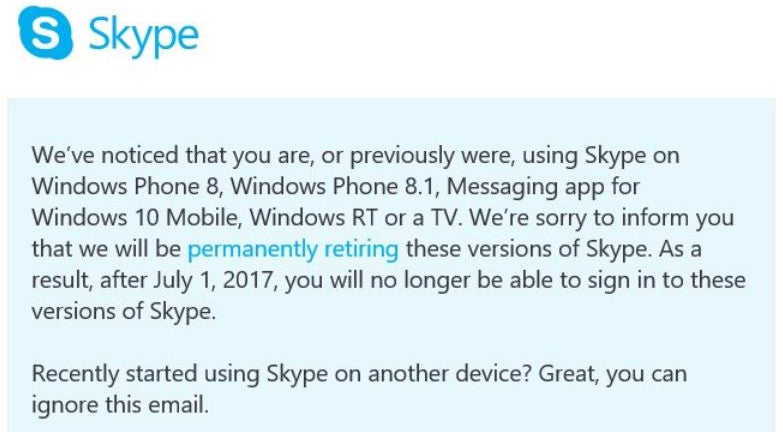 unable to sign into skype on windows phone