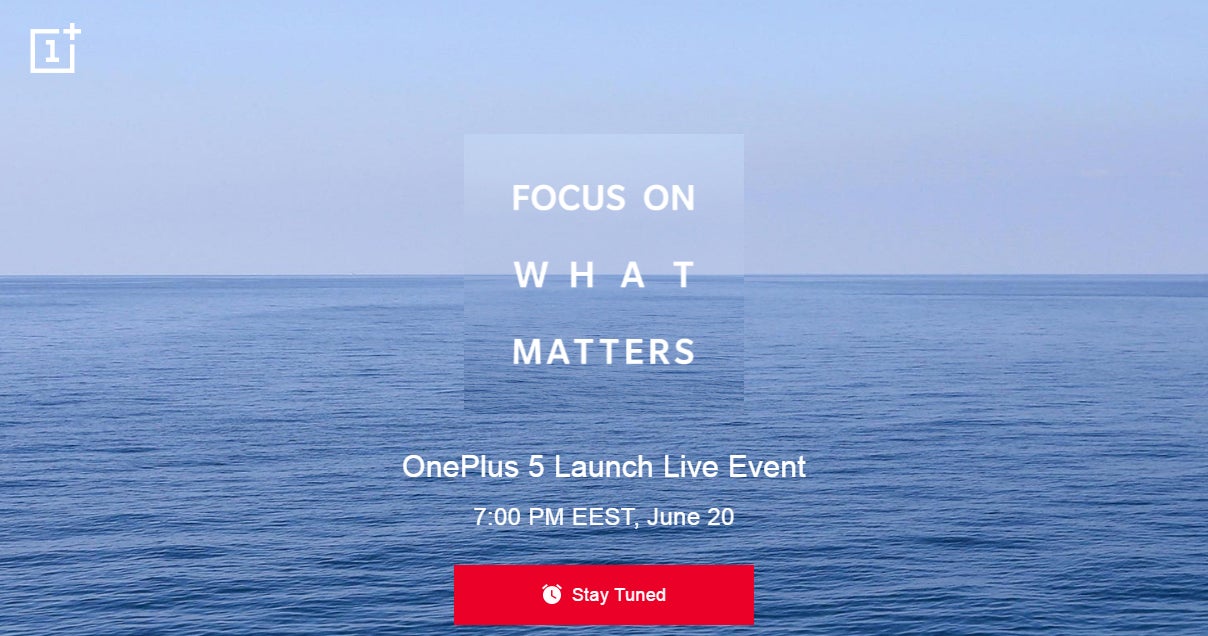 Official: OnePlus 5 will be announced on June 20 during a live event