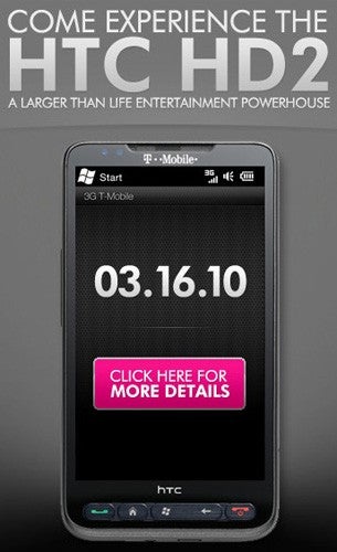T-Mobile to host launch party for the HTC HD2 in New York - invites only