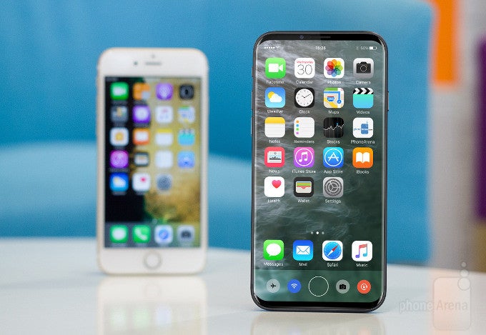 iPhone 8 is rumored to have an all-screen front, leaving no space for a dedicated fingerprint sensor button. - iPhone 8 may have fingerprint-scanning screen for constant authentication and peace of mind