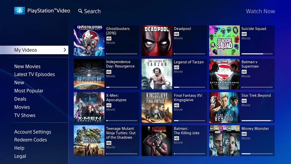 PlayStation Video app for Android TV released in the Google Play