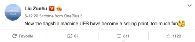 OnePlus CEO Pete Lau comments on UFS storage - OnePlus CEO hints that its new handset will contain UFS storage