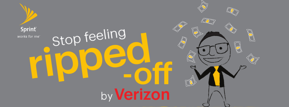 A family of four Verizon subscribers can save over $2,000 annually by switching to Sprint - Switch to Sprint and receive a year of free unlimited talk, text and data (starts June 30th)