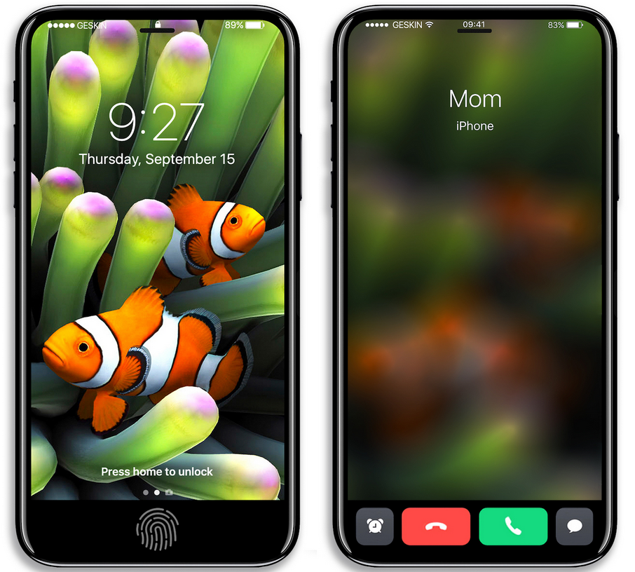 A render claiming to show off the look of the iPhone 8 - CEO of iPhone assembler Wistron spills the beans about new features for the 2017 models