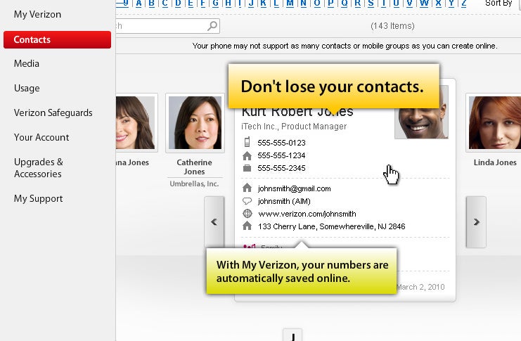Big Red cooking up a new My Verizon page