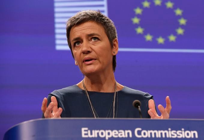 Margrethe Vestager, the European Union&#039;s competition commissioner - EU is about to slap Google with €1+ billion fine for abusing search practices