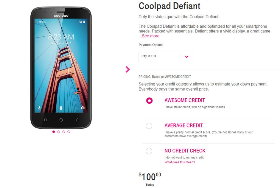 Nougat-powered Coolpad Defiant now available at T-Mobile for just $100