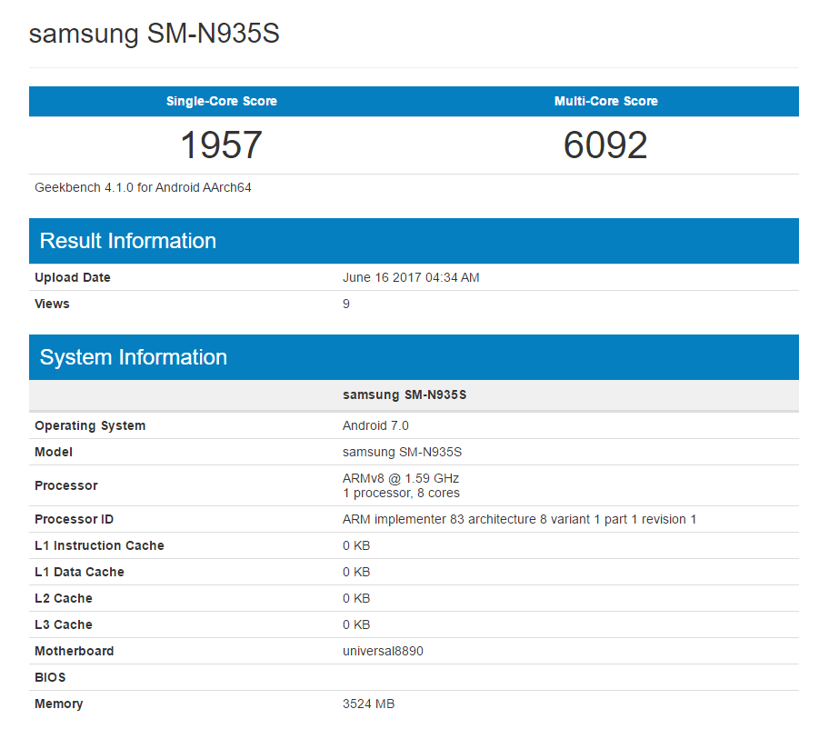 Galaxy Note 7R (FE) gets benchmarked once again, hints at more than acceptable performance