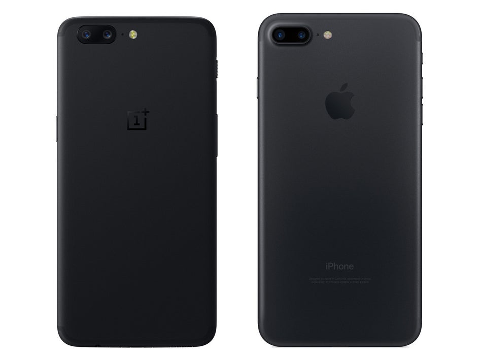 The Midnight Black version is similar to the iPhone 7 black (matte) model - OnePlus 5 Slate Gray vs Midnight Black: which one to choose