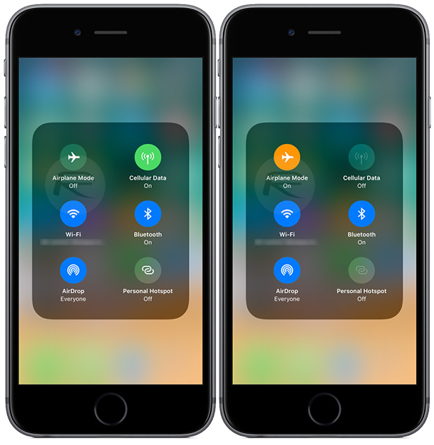 With iOS 11, turning on Airplane Mode keeps Bluetooth and Wi-Fi connectivity up and running - Bluetooth and Wi-Fi can be set to stay on when Airplane Mode is activated in iOS 11