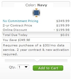 AT&amp;T selling the HTC Pure for 1 cent
