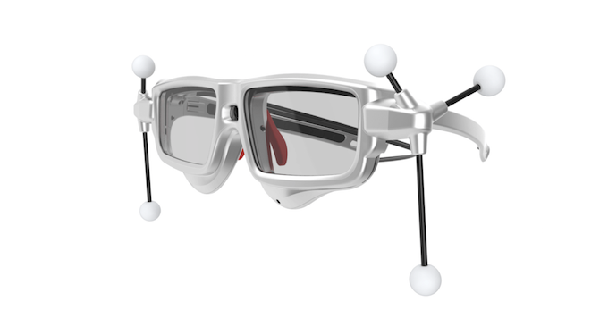 A picture of SMI-designed stereoscopic vision module, used in tracking eye movements of a person when driving a car - Evidence suggests Apple bought AR eye-tracking company in a recent takeover