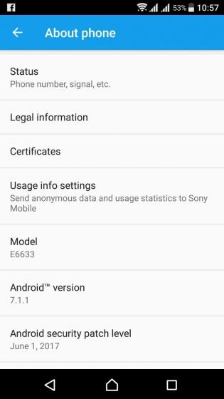 Sony Xperia Z5 series, Z3+, and Z4 Tablet are all being updated to Android 7.1.1 Nougat