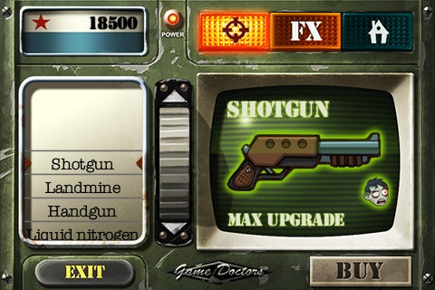 ZombieSmash for the iPhone test