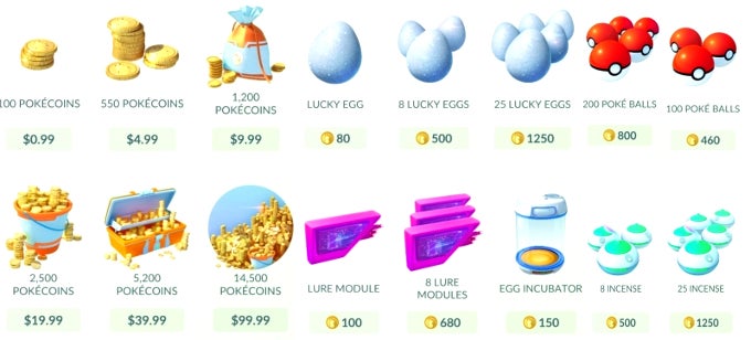 Pokémon GO Raises 100 PokéCoins Bundle Price