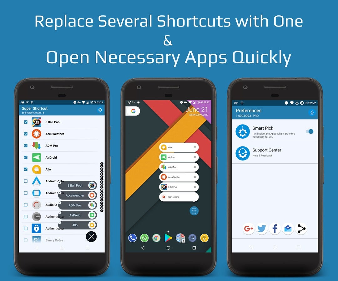App shortcuts not enough? Make your wallpaper shine through with Super Shortcuts