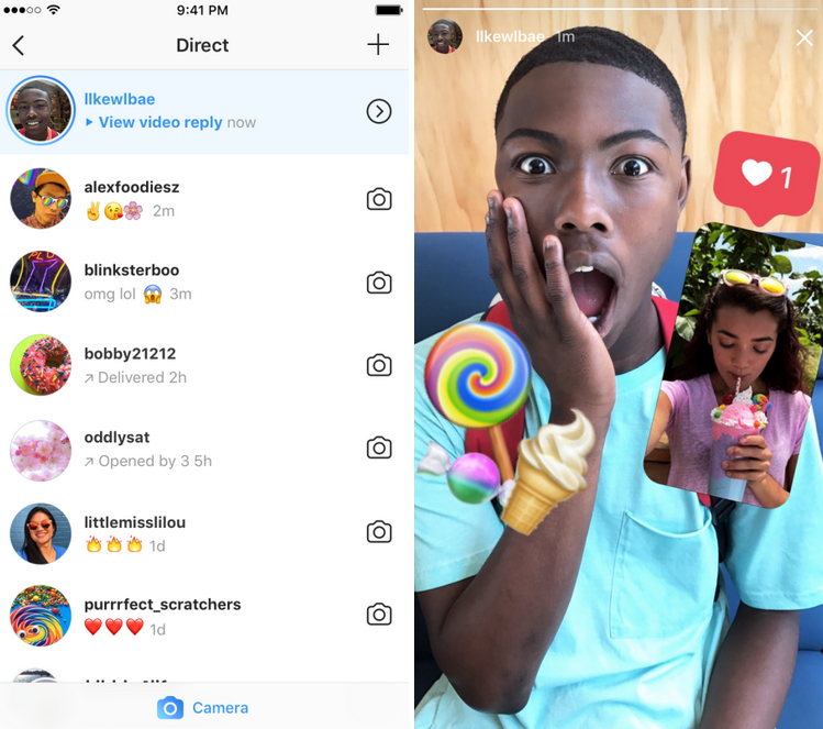 Instagram&#039;s new feature allows subscribers to respond by picture or video to an Instagram Story - Instagram now allows you to reply to stories using photos or videos