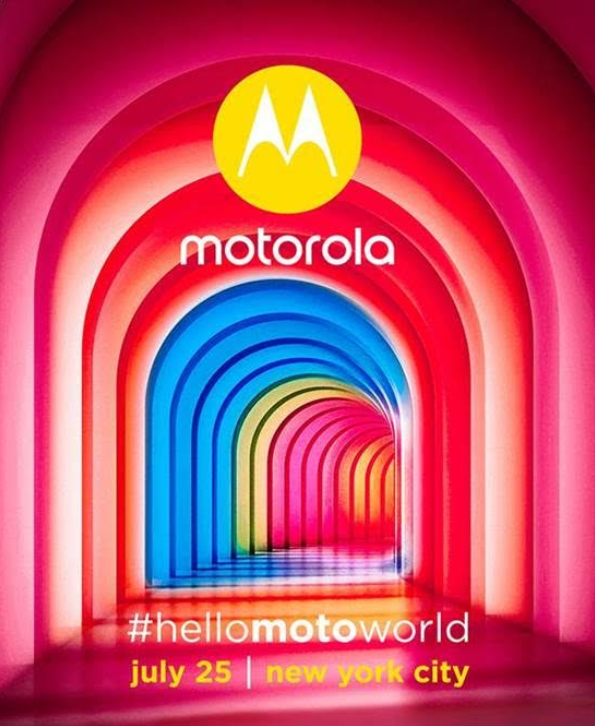 Motorola will unveil at least one new device on July 25th - Motorola to hold July 25th new product unveiling event in New York City