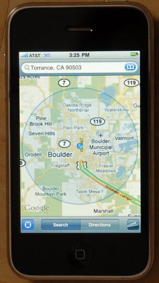 Some L.A. located iPhones think they live in Boulder, Colorado