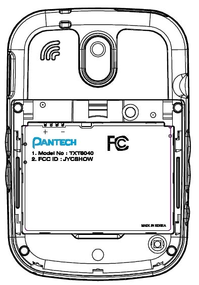 Pantech TXT8040 for Verizon passes the FCC