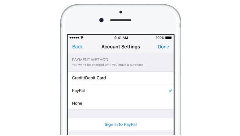 You can now pay with PayPal on the App Store, iTunes and Apple Music