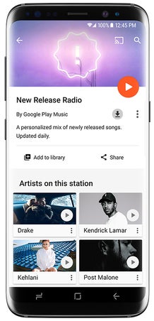 Galaxy S8-exclusive New Release Radio opens to all Play Music users, here's how to access
