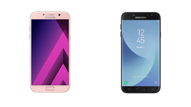 Samsung Galaxy A7 (2017) vs Samsung Galaxy J7 (2017) - The great Samsung 2017 mid-range series comparison: Galaxy A3, A5, A7 vs J3, J5, J7
