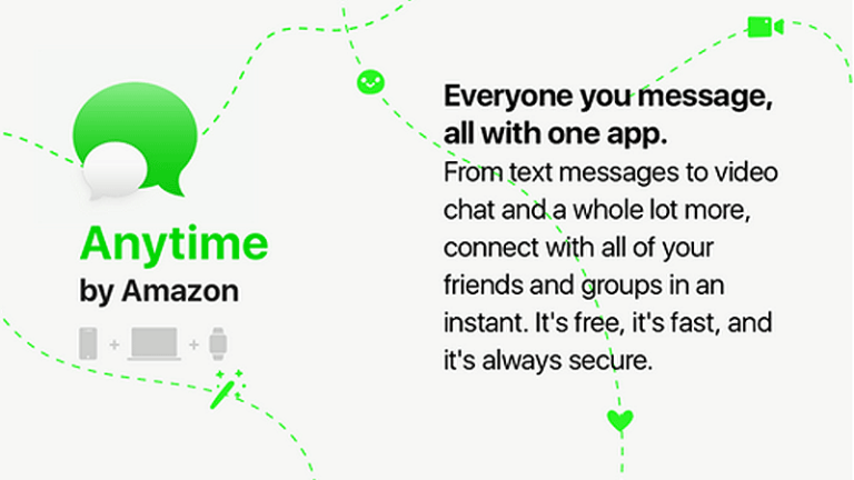 Is Amazon about to launch a messaging app called Anytime? - "Anytime" is Amazon's entry in the messaging app business?