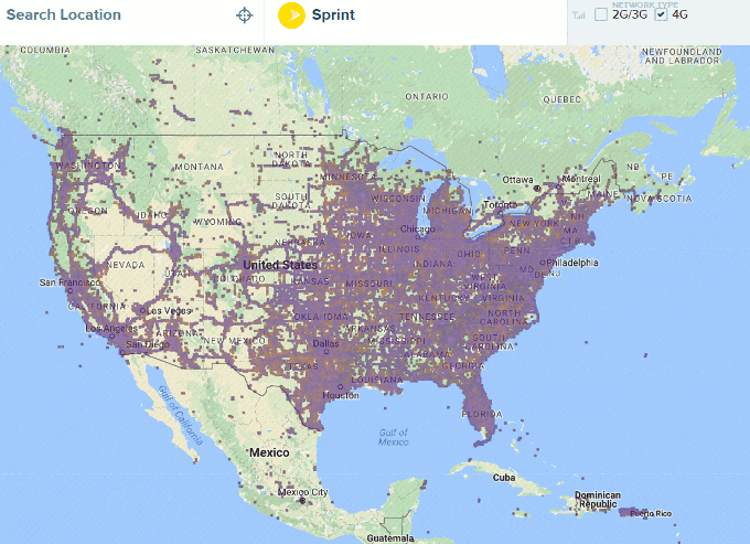 The latest LTE coverage maps show why T-Mobile's trolling of Verizon on 'average speeds' is not all there is to it - Best US carrier? This Verizon vs AT&T vs T-Mobile vs Sprint coverage maps GIF tells all