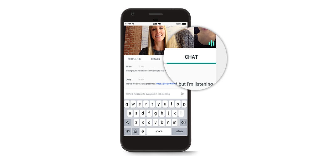 Hangouts Meet finally gains in-call messaging ability in latest update