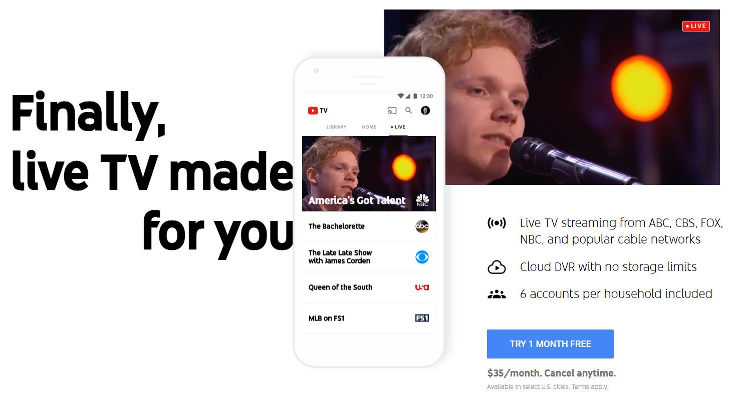 YouTube TV goes live in 10 more markets in the United States