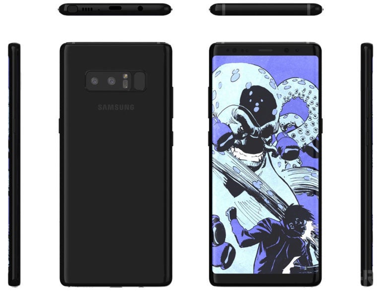 Galaxy Note 8&#039;s latest render reveals a terrible fingerprint scanner position