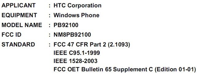 HTC PB92100 makes its entrance to FCC - expected to be a WM 6.5 phone for AT&amp;T?