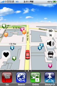 Destinator 9 delivers a rich navigation experiece to a trio of smartphone platforms