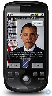 Obama Android app provides news about the President