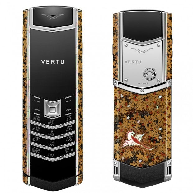 Vertu&#039;s four golden handsets for Japan expected to sell for $215,000 each