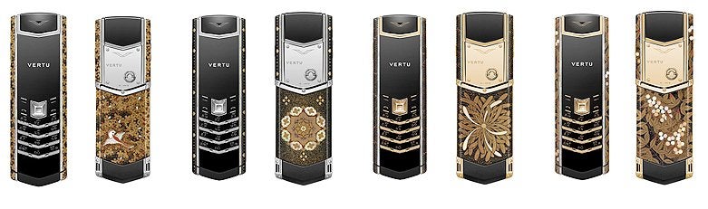 Vertu&#039;s four golden handsets for Japan expected to sell for $215,000 each