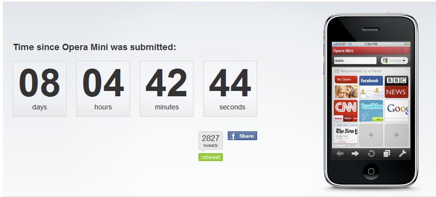 Win a free iPhone from Opera by guessing when Mini 5 will get App Store approval