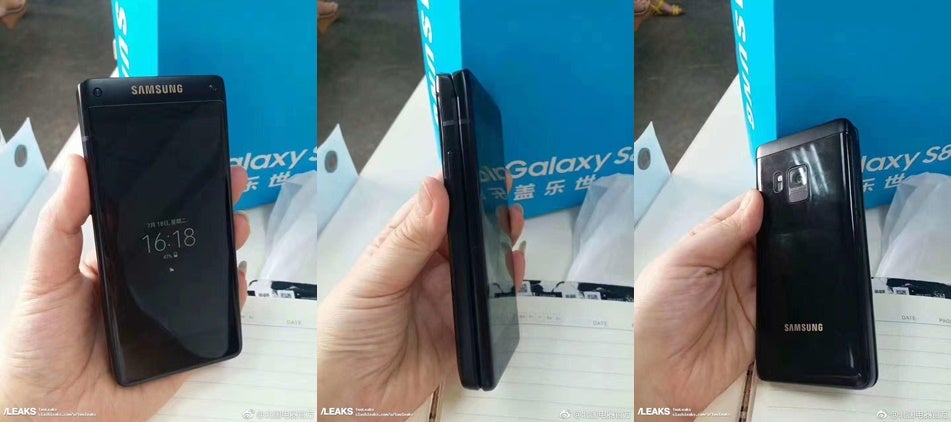 Samsung is making a high-end flip phone that looks like a Galaxy S8, but there's a catch