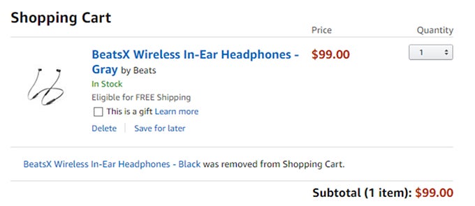 Deal: BeatsX wireless in-ear headphones cost less than $100 on Amazon