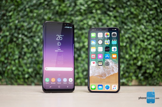 Galaxy S8 next to an iPhone 8, render ours - It&#039;s probably wise to hold off on a smartphone purchase right now
