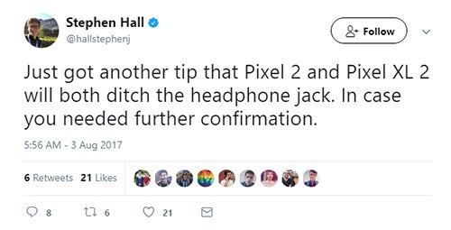Courage: No headphone jacks on the Pixel 2 and Pixel XL 2, new rumor says